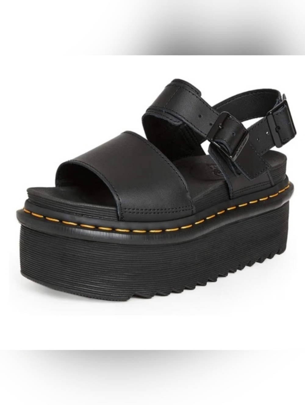 Women's Dr. Martens Voss Quad Platform Sandals Excellent Condition Size EU 37 US